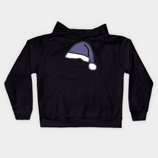 Winter Hats Blue Graphic Kids Hoodie